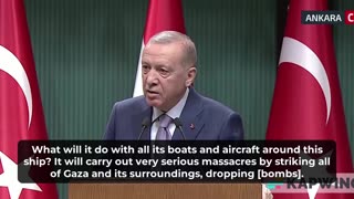 Erdogan has alleged the United States of committing "atrocities in Gaza"