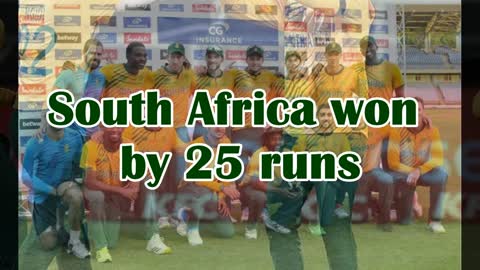 South Africa Vs West Indies 5th T20 Highlights Summary