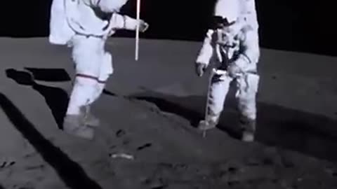 Neil Armstrong moon landing video. 🥰💥.