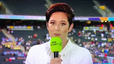 BBC presenter slamming the England women's football team because they are all white