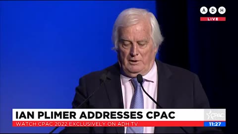 Dr Ian Pilmer Addresses CPAC Australia over The Climate Hoax Agenda
