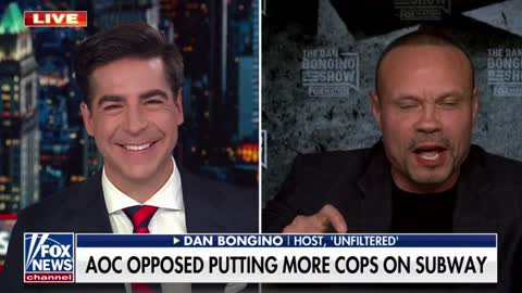 Dan Bongino reacts to AOC attacking calls to put more police on New York subways