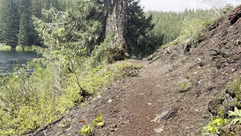 Leaving "Great Springs" Blue Area – Clear Lake Loop – Central Oregon – 4K