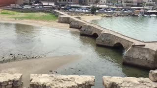 Ancient Castle in Port of Saida - Lebanon - Historic Sites