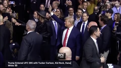 Trump Goes to MMA Fight