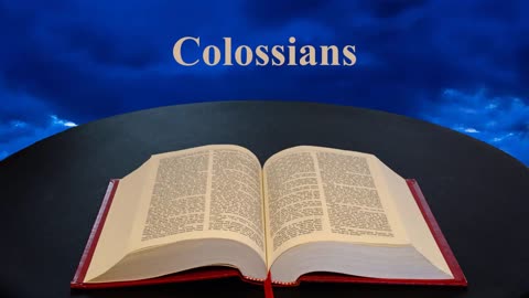 Book of Colossians Chapters 1-4 | English Audio Bible KJV