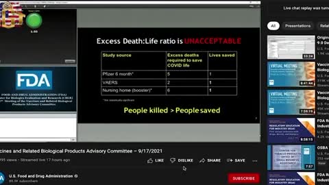 A Member of The FDA Vax Panel (STAY AWAKE) WHAT ARE WE WAITING FOR?