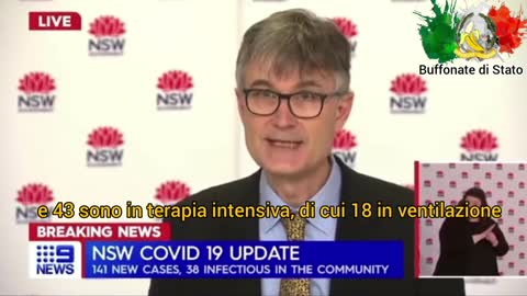 Australia: Tutti i ricoverati eccetto uno con 1° dose sono vaccinati, 18 intubati