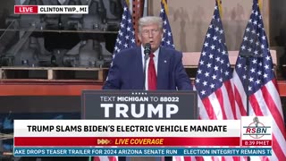 'A Hit Job On Michigan': Trump Says EV Mandates A 'Government Assassination' Of Auto Jobs