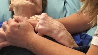 102 Year Old Grandma Has Heartfelt Moment Before Bed