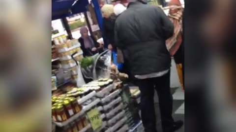 Prime Minister Boris Jones cycled to the shop