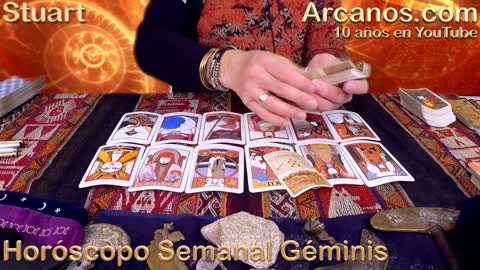 GEMINIS ENERO 2018_02-7 al 13 Ene 2018-Amor Solteros Parejas Dinero Trabajo-ARCANOS.COM