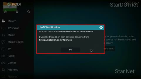 JIO TV के नोटिफिकेशन बंद करें Kodi में - How to turn off JIO TV Notification in Kodi