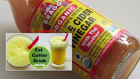 Apple Cider Vinegar For Weight Loss - Fat Cutter Morning Routine Drink Recipe