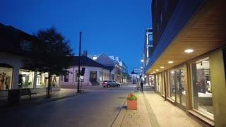 BEAUTIFUL WALKTHROUGH AT EVENING #NORWAY #DRAMMEN - NO MUSIC - NO TALKING - 4K NATURE