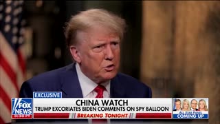 'A Stupid Statement': Trump Rips Biden Over Chinese Spy Balloon Remarks