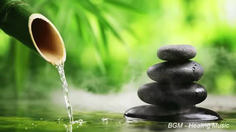 Relaxing music with the sound of nature Bamboo Water Fountain