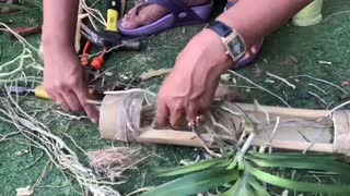 Bamboo Pots For Orchids DIY