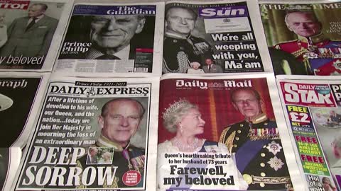 British press mourns death of Prince Philip