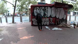 Homeless on Market Street, San Francisco