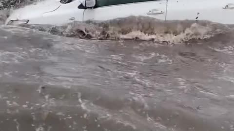 Tesla Flooded in UAE