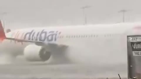 Dramatic footage shows Dubai airport resembling a vast sea following heavy rainfall and flooding