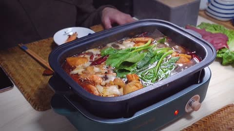 Chinese hot pot, it's really delicious