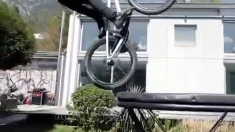 Cycling tricks in house