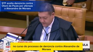 STF aceita denúncia contra Otoni de Paula por ofensas a Alexandre de Moraes