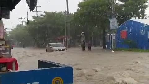 Inundaciones por lluvias en Cartagena