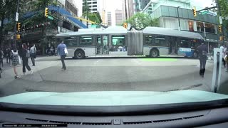 Transit Bus Hits Jaywalker