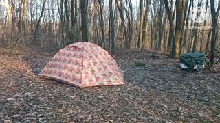 Camping off the towpath trail ⛺