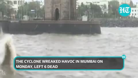 Cyclone Tauktae: Gateway of India in Mumbai thrashed by strong waves crazy