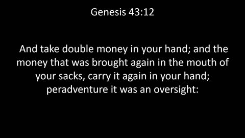 KJV Bible Genesis Chapter 43