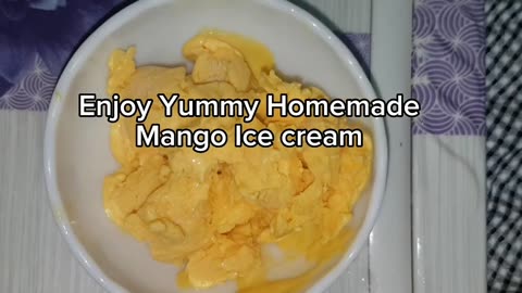 Mango Ice Cream Recipe