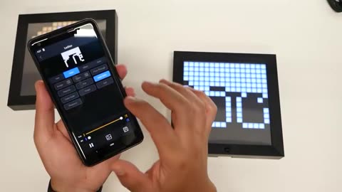 Divoom LED Light Display Panel Suit for RGB Light Bars,with Smart App Control Cool Animation Desk Se