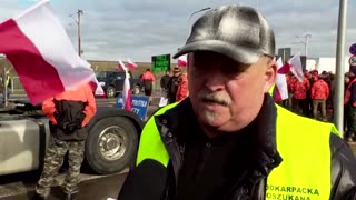 Polish farmers anger Ukraine with border blockade