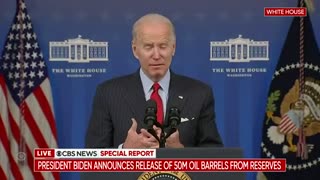 Biden: "My effort to combat climate change is not raising the price of gas"