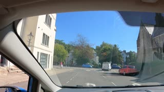 Tavistock town centre tour. Driving. GoPro.