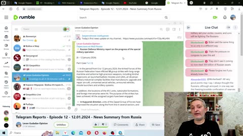 Telegram Reports - Episode 12 - 12.01.2024 - News Summary from Russia