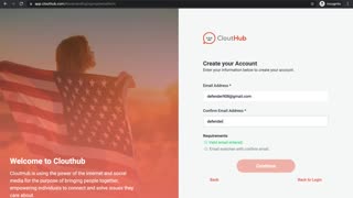 How to Sign Up For CloutHub