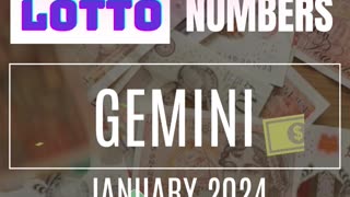 GEMINI JACKPOT WINNER!!💸❤️💲💕❤️✨👉JANUARY 2024❤️💲✨💕💰❤️💸✨ Lucky Lotto Numbers. #tarot #lottonumbers