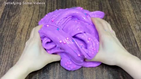 Blue vs pink mixing random slime ASMR