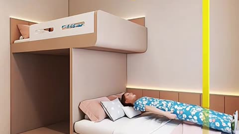 Small bedroom design for 2 kids #roommakeover #roomdecor