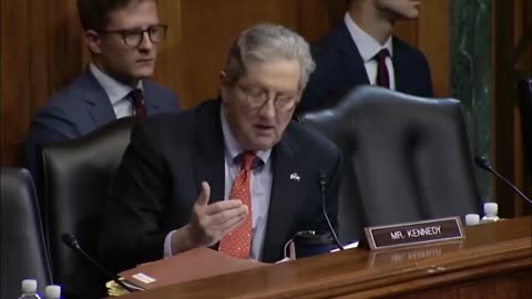 Sen. John Kennedy: "Do you believe cops kill unarmed Black men in America every single day?