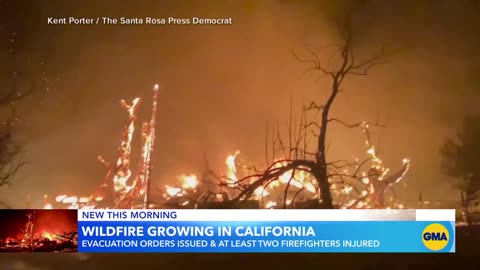 More than 12,000 acres burned by wildfire in California