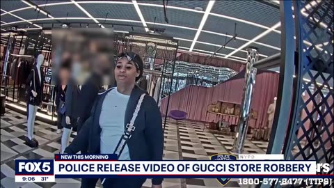 NYC Gucci store robbery video released by police