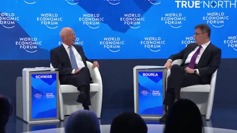 Albert Bourla CEO Pfizer & Klaus Schwab WEF Mock Antivaxxers & Conspiracy Theorists