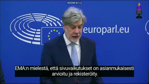 MEP Marcel de Graaff EMA:n vastauksesta EMA:lle osoitettuun kirjeeseen.