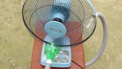 DIY Air Conditioner Using Plastic Bottles